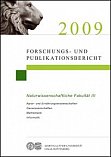 Forschungs- und Publikarionsbericht 2009 - Cover